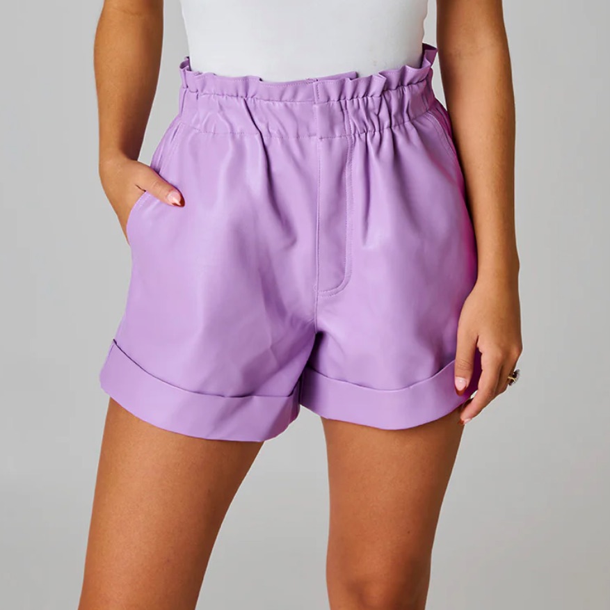 Buddy Love Leather Shorts